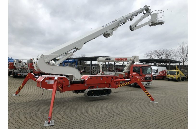 Mateco in Germany Upgrades its Fleet with the Powerful Falcon 430 Vario<br>IMAGE SOURCE: FALCON LIFTS