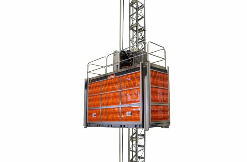 Alimak Scando 650a - Hoist Car Interior<br>IMAGE SOURCE: Alimak