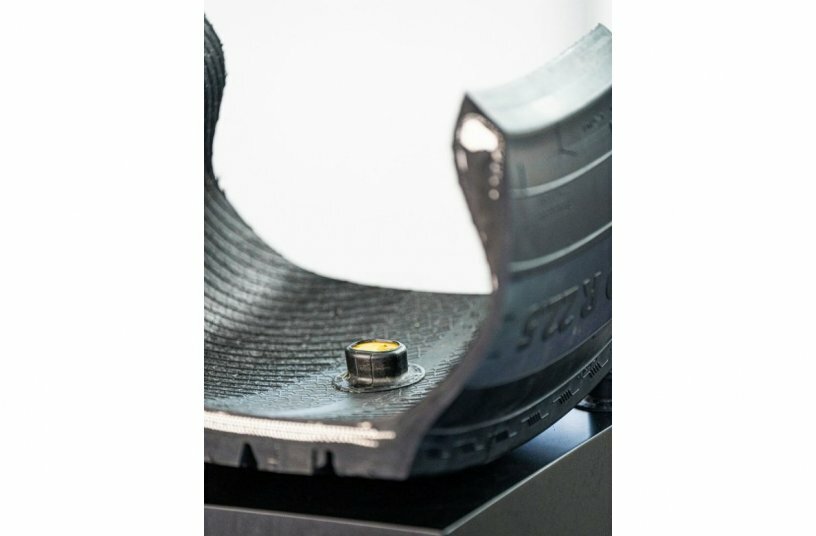 Sensoren der neuesten Generation ermöglichen die Erhebung aller relevanten Informationen direkt am Reifen.<br>BILDQUELLE: Continental Reifen Deutschland GmbH