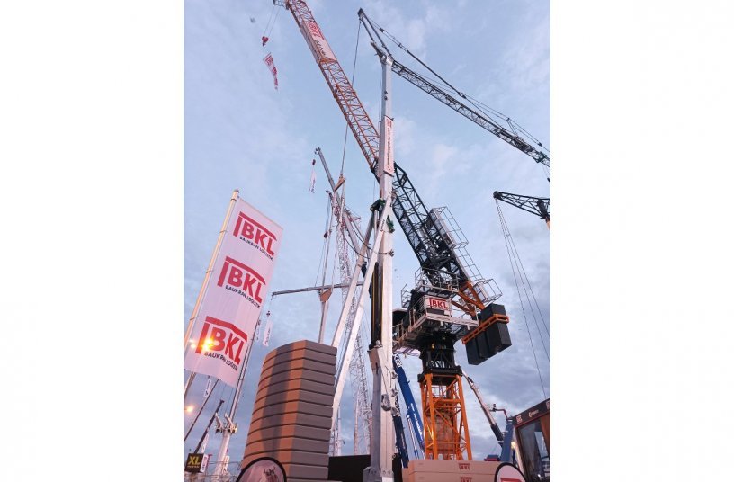 BKL at 2022. The crane specialists celebrate their 15th bauma anniversary.<br>IMAGE SOURCE: BKL Baukran Logistik GmbH