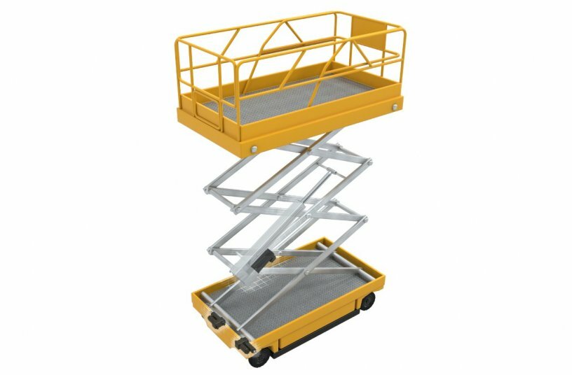Actuators lift weights at high-efficiency levels and make use of regenerative braking on scissor lifts when lowering them.<br>IMAGE SOURCE: Ewellix