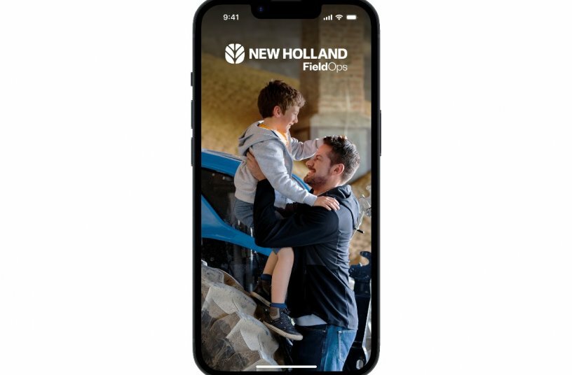 New Holland FieldOps iPhone<br>IMAGE SOURCE: New Holland Agriculture