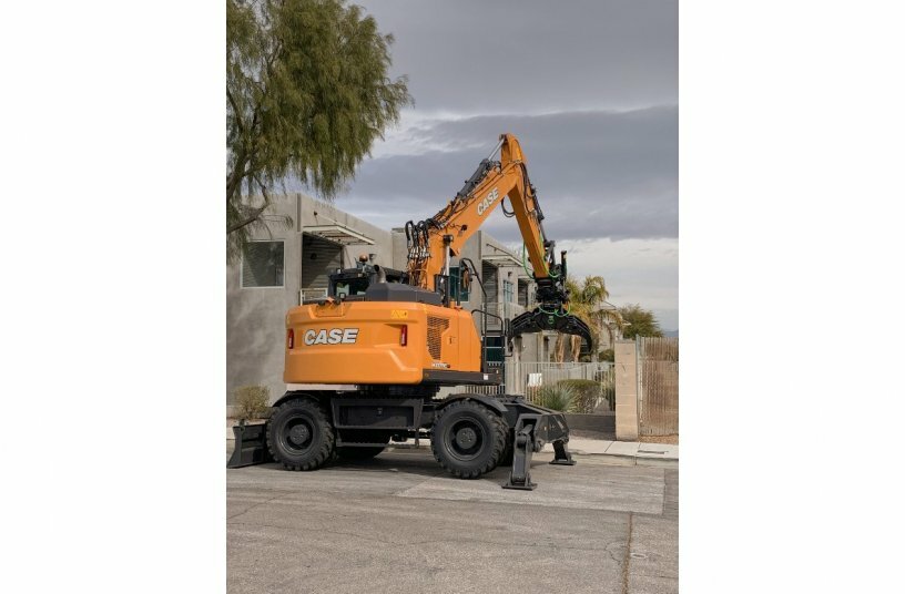 CASE WX175E SR Wheeled Excavator 2<br>IMAGE SOURCE: CASE Construction Equipment