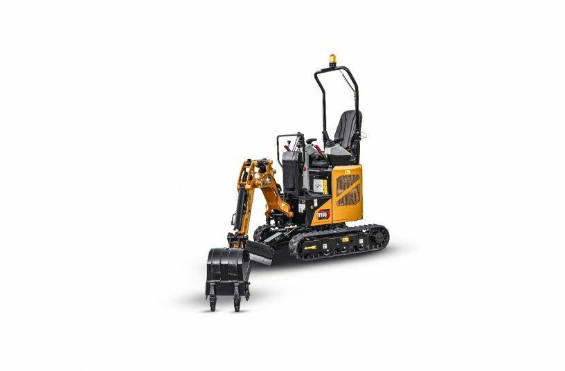 The new micro excavator SANY SY10U<br>IMAGE SOURCE: SANY Europe GmbH
