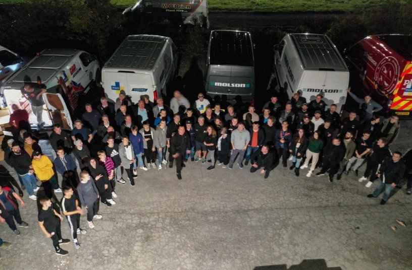 A successful 1,200-mile-long journey of the hire industry: The Plant and Hire Aid Alliance' convoy delivered 1,500 boxes of donations for Ukraine<br>IMAGE SOURCE: Ardent Hire