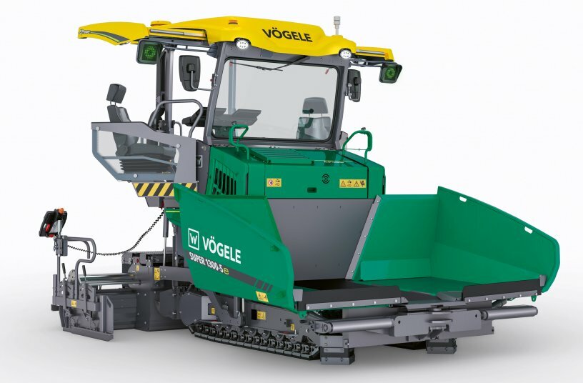 World premiere at bauma 2025: Vögele presents the SUPER 1300-5e – the company’s first Dash 5 generation battery-electric compact paver.<br>IMAGE SOURCE: WIRTGEN GROUP