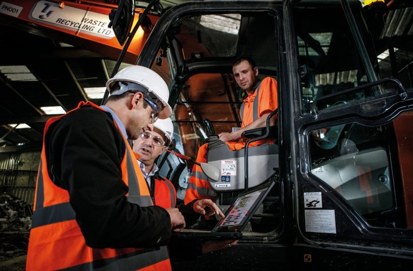 API telematics: why data is king in construction <br> Image source: Hitachi Construction Machinery (Europe) NV 
