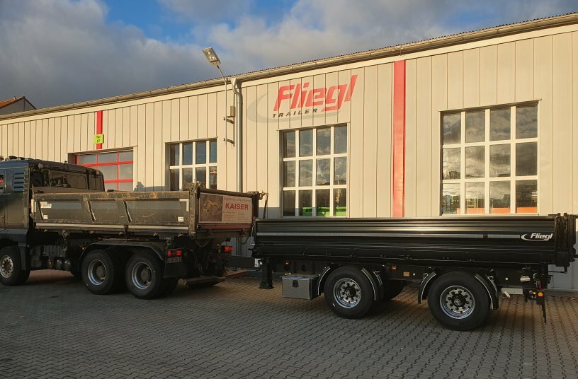 Flexibler Allrounder für den Baustellenalltag<br>BILDQUELLE: Fliegl Fahrzeugbau GmbH