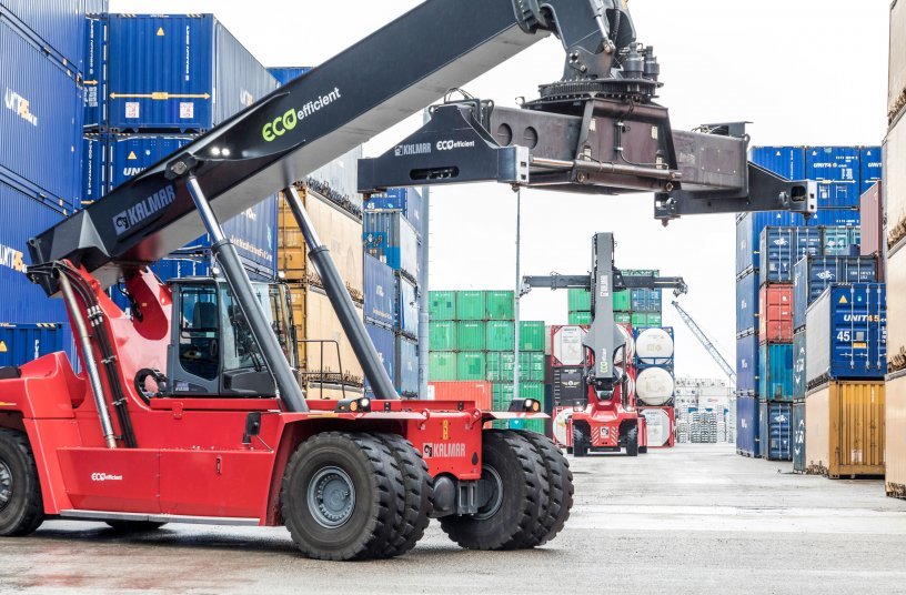 Kalmar Eco Reachstackers <br> Image source: Cargotec Corporation; Kalmar 