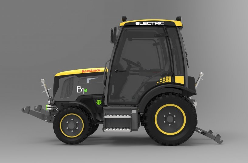 Keestrack is ready to launch a Pre-Series model of a full electric driven compact tractor at Bauma<br>IMAGE SOURCE: KEESTRACK