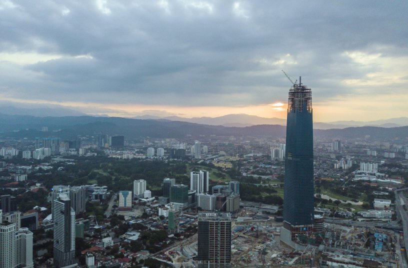 Eurotec machines keep South East Asia’s tallest building on track <br> Image source: Lintec & Linnhoff Holdings Pte Ltd