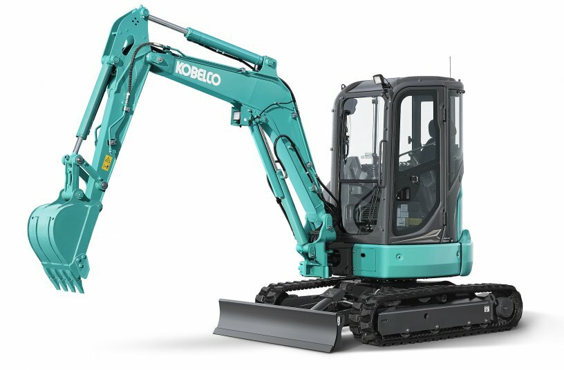 Kobelco mini excavators SK39SR-7<br>IMAGE SOURCE: Kobelco Construction Machinery Europe B.V.