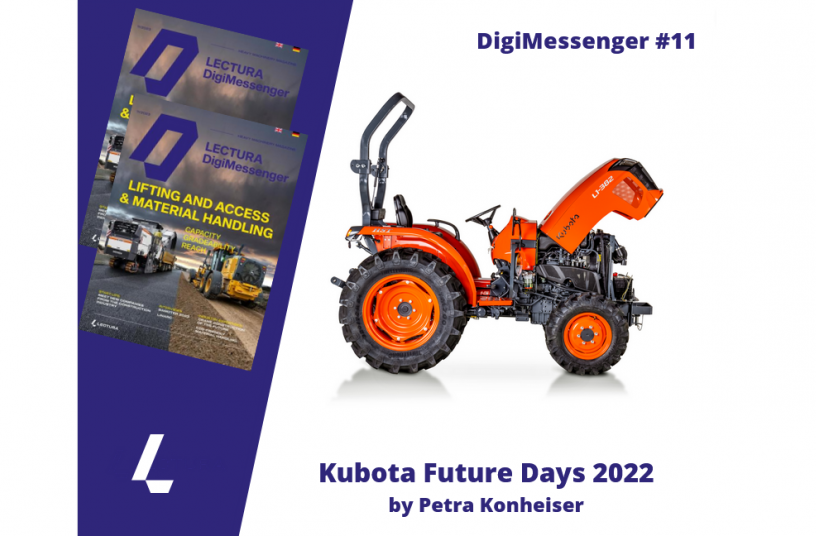 Gonshiro Kubota, Gründer der Kubota Corporation 1890, wäre sicher stolz gewesen, hätte er Kubota Future Day 2022 miterlebt<br>BILDQUELLE: LECTURA GmbH