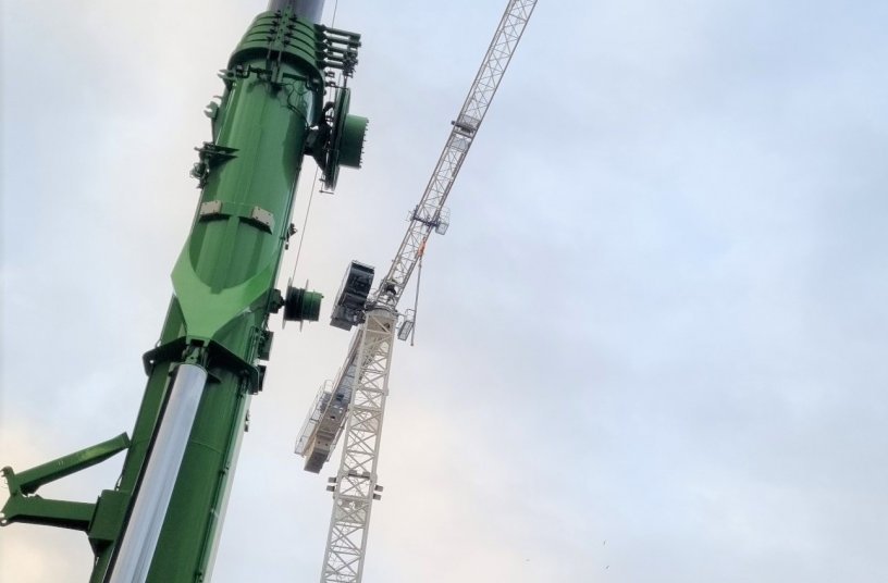Irish Cranes installs two of four Raimondi cranes in Dublin city centre