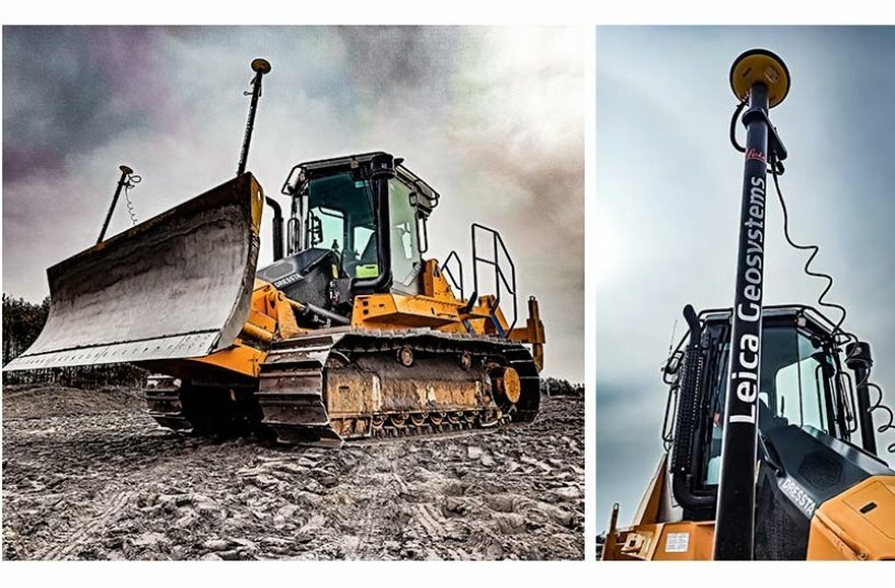 The Dressta TD-16N dozer, the winner of Red Dot Product Design Award 2020, is now available with prefitted Leica 3D machine control solution<br>IMAGE SOURCE: Leica Geosystems AG