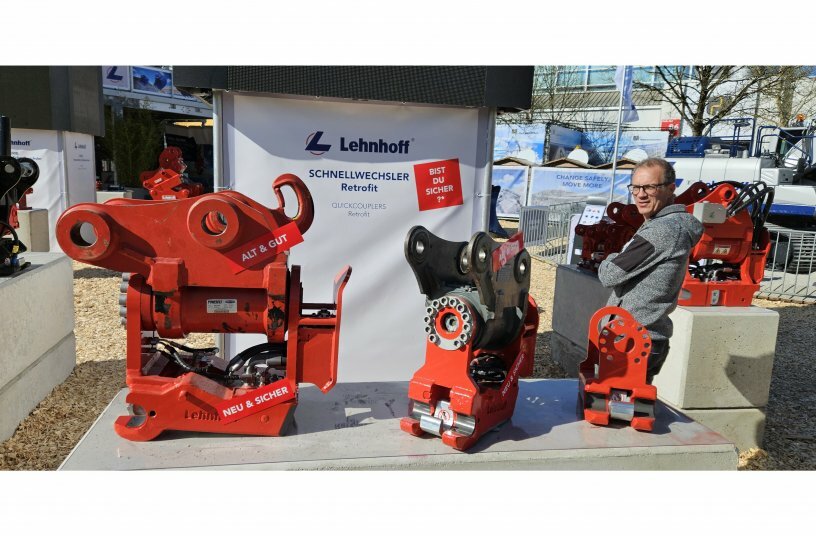 Das Lehnhoff Retrofit-Programm bietet die nicht nur die Möglichkeit aus einem mechanischen auf hydraulisch bzw. vollhydraulisch aufzurüsten, sondern damit entspricht das System auch den neuesten Sicherheitsanforderungen der BG Bau. <br>BILDQUELLE: Lehnhoff Hartstahl GmbH