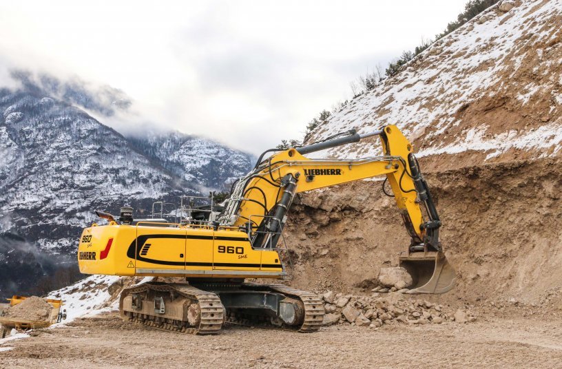 The R 960 SME crawler excavator has proven itself in quarries and mining operations around the world since 2012.<br>IMAGE SOURCE: Liebherr-International Deutschland GmbH