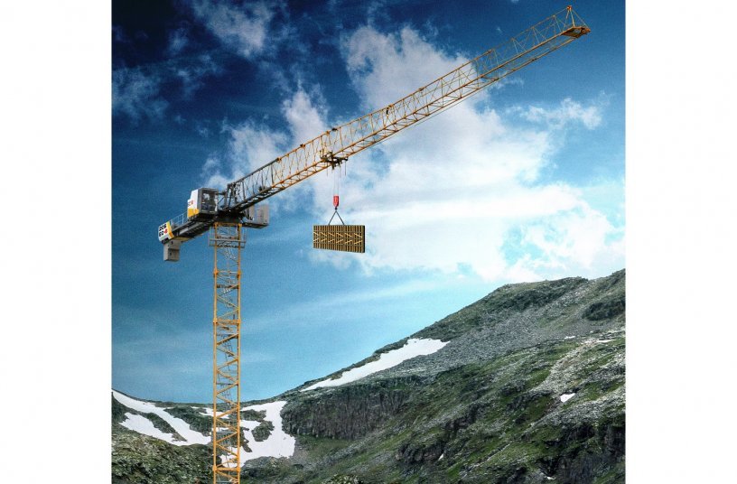 The new 205 EC-B 10 Flat-Top crane from Liebherr <br>Image source: Liebherr-International Deutschland GmbH