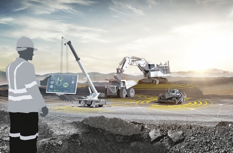 Liebherr with a variety of machines and new technologies at MINExpo 2021.<br> Image source: Liebherr Mining Equipment Newport News Co.