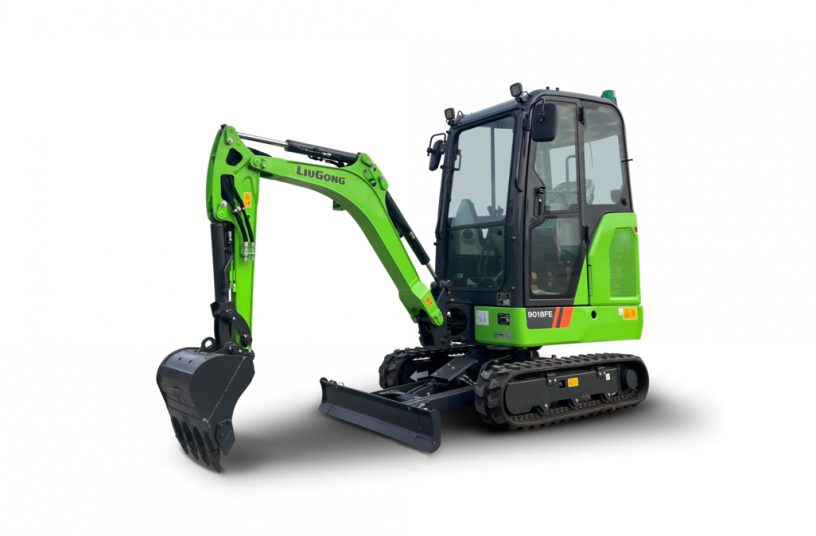 LiuGong Mini Excavator 9018FE<br>IMAGE SOURCE: LiuGong Machinery Europe B.V.
