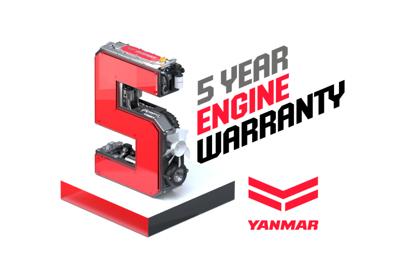  5-Jahres-Gewährleistung<br>BILDQUELLE: Yanmar Europe B.V.