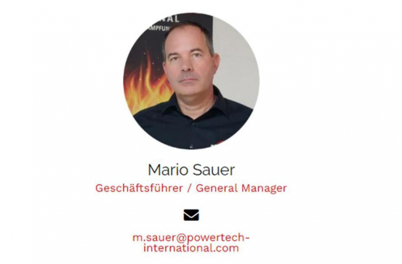 Mario Sauer, General Manager Powertech<br>IMAGE SOURCE: POWERTECH International