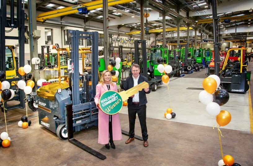 Martin McVicar and Kareen Farrell<br>IMAGE SOURCE: Combilift