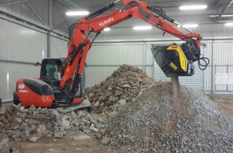 MB-C50 Kubota Concrete demolizioni Germany<br>BILDQUELLE: MB Crusher