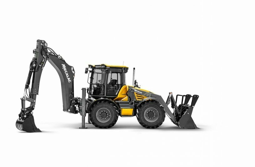  Mecalac enthüllt den Revo990: Der erste Baggerlader der Welt mit drehbarer Kabine! <br>BILDQUELLE: Mecalac