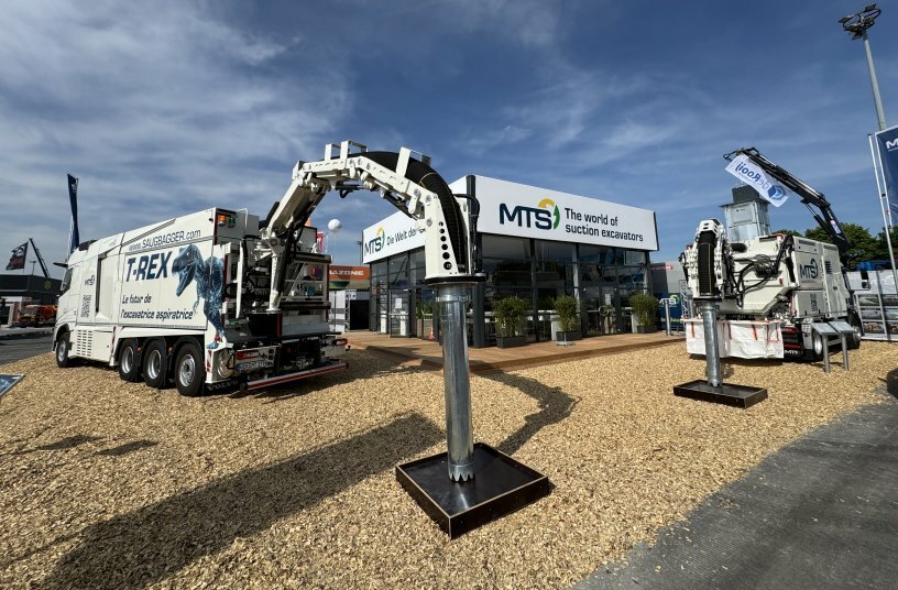 The T-Rex prototype is being continuously refined based on feedback from field trials.<br>IMAGE SOURCE: MTS Mobile Tiefbau Saugsysteme GmbH