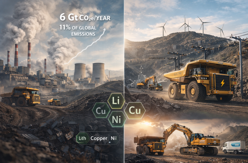 Mining and Metals industry drives 11 percent of global emissions
