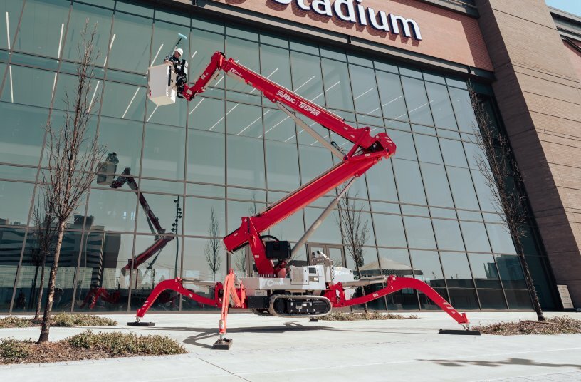Teupen TC89AJplus, a new spider lift<br>IMAGE SOURCE: Altec
