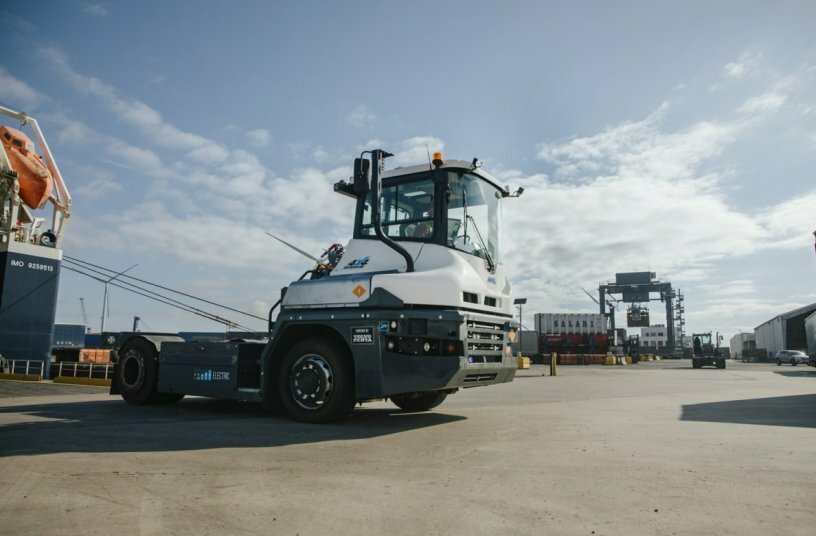 MOL and Volvo Penta unite to develop full electric 4X4 RoRo tractors<br>IMAGE SOURCE: Volvo Penta 