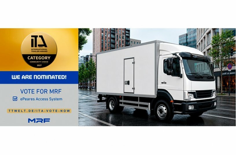 MRF competes in the Components category of the International Trailer Award 2027 with its ePeares Access System