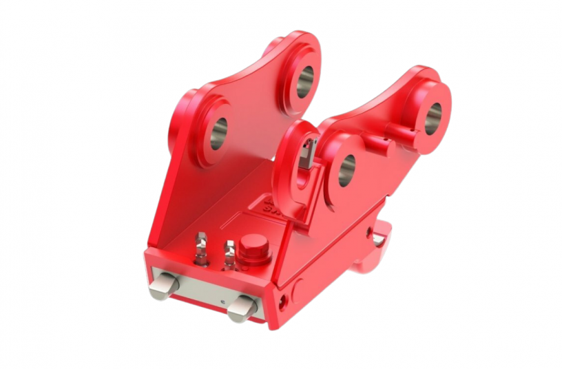 Active under tension: The double-acting cylinders ensure a permanently stable locking mechanism and reduce movement in the system.<br>IMAGE SOURCE: Lehnhoff Hartstahl GmbH