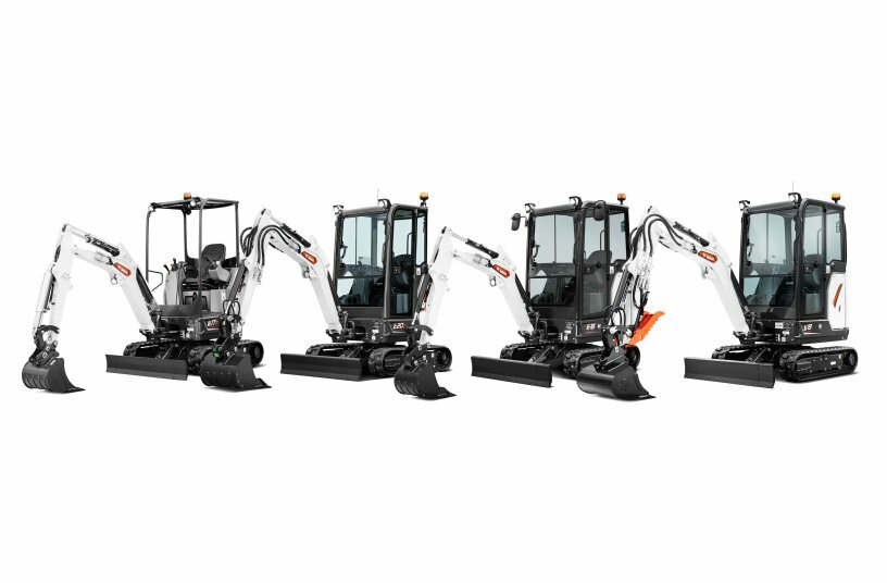 New Bobcat 1-2 t Mini Excavators<br>IMAGE SOURCE: Doosan Bobcat EMEA