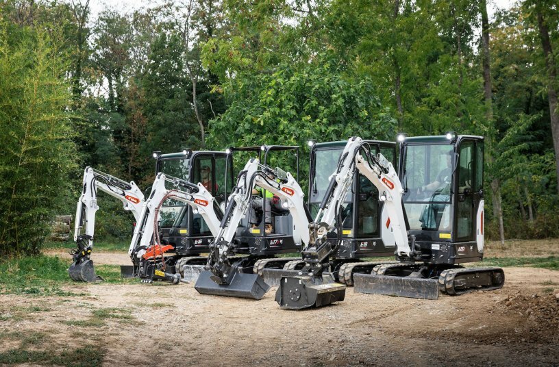 New Bobcat 1-2t Mini Excavators<br>IMAGE SOURCE: Doosan Bobcat EMEA