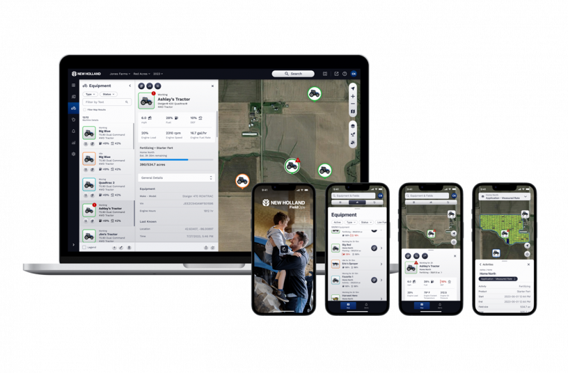 New Holland introduces digital technology enhancements for customers worldwide<br>IMAGE SOURCE: New Holland Agriculture