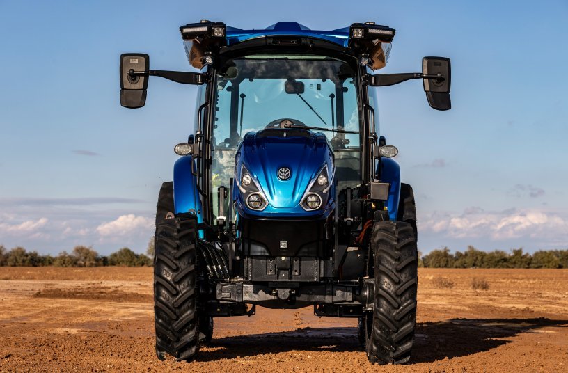New Holland T4 Electric Power Front Profile<br>IMAGE SOURCE: New Holland Agriculture