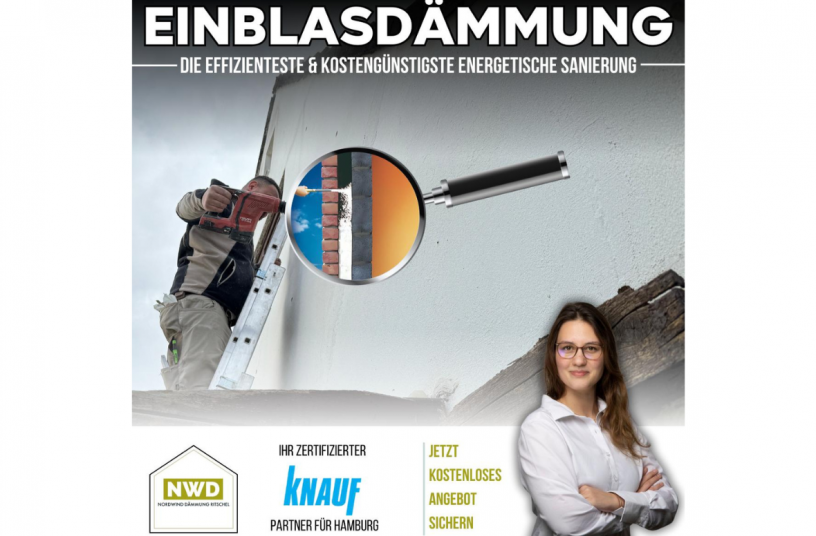 Nordwind blow-in insulation<br>IMAGE SOURCE: Nordwind Dämmung