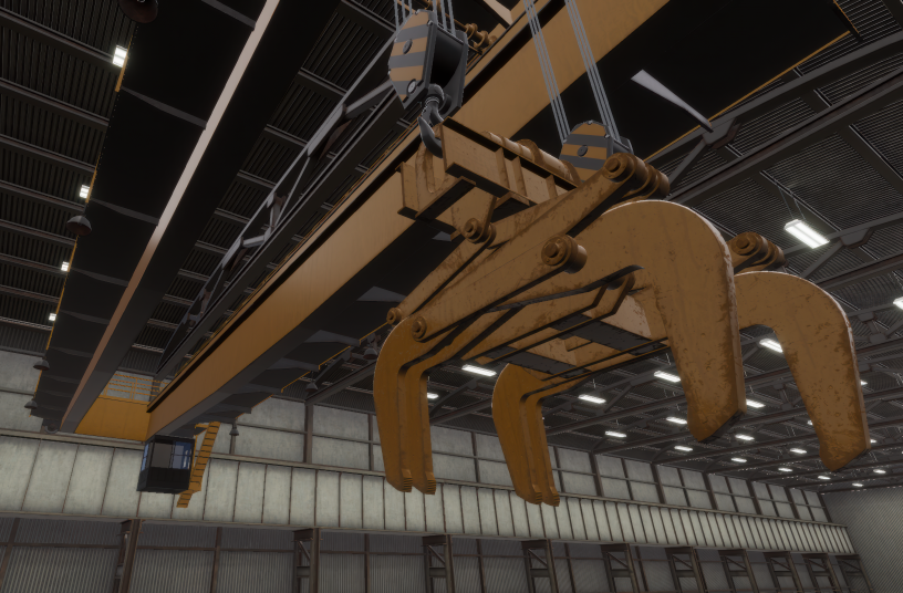 CM Labs Revolutionizes Industrial Steel Manufacturing with Intellia Overhead Crane Simulator Training Pack<br>IMAGE SOURCE: CM Labs Simulations Inc.