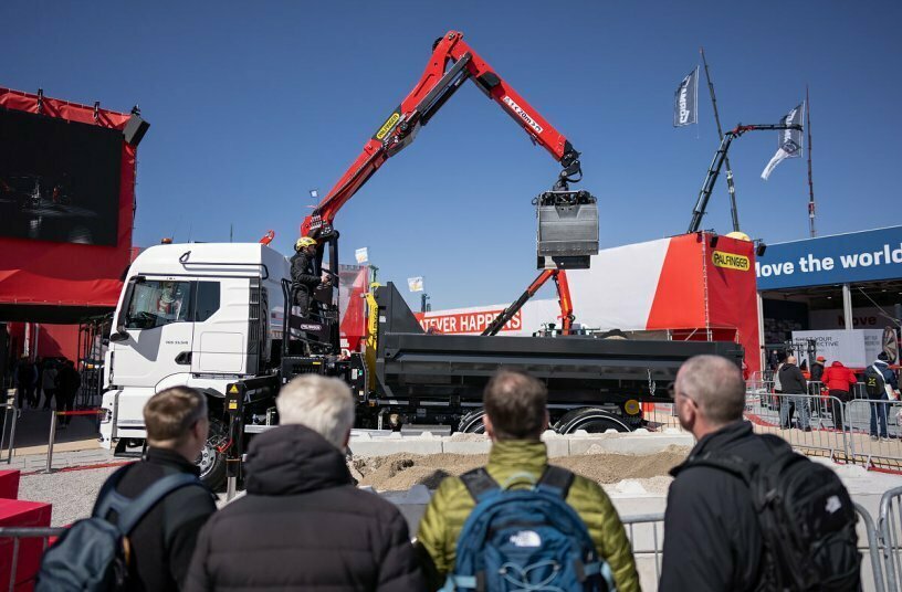 PALFINGER präsentiert auf der bauma sein neues All-in-One-Fahrzeug<br>BILDQUELLE: PALFINGER