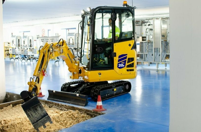 Komatsu PC20E-6<br>IMAGE SOURCE: Komatsu Germany GmbH