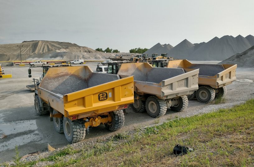 Philippi-Hagenbuch custom engineers a haul truck body that maximizes hauling capacity while allowing for safer, more efficient loading to account for mining environment constraints such as clearance and visibility.<br>IMAGE SOURCE: Philippi-Hagenbuch, Inc. 