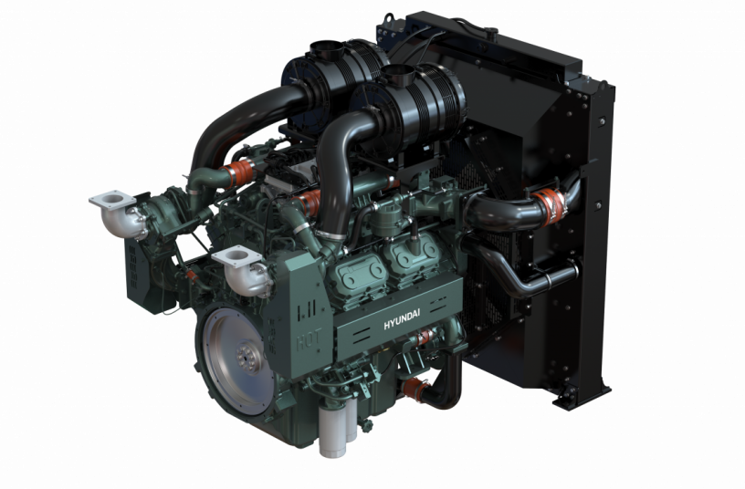 HD Hyundai Infracore Generator-Motor DX15<br>BILDQUELLE: DEVELON, HD Hyundai Infracore Europe s.r.o.