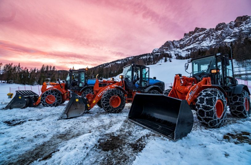 Hitachi rental fleet prepares for Alpine World Ski Championships