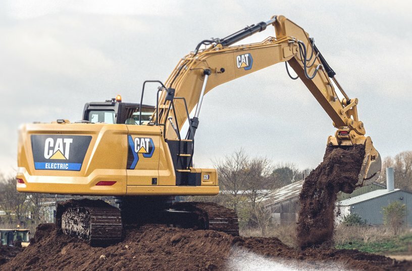 Der neue Cat Kettenbagger 320 Electric bietet in Sachen Assistenzsysteme und Kabine die bewährten Merkmale<br>BILDQUELLE: Zeppelin