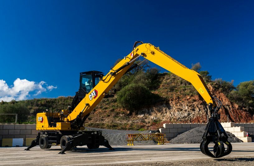 In the 32 to 36 ton class: the new Cat MH3032.<br>IMAGE SOURCE: Caterpillar