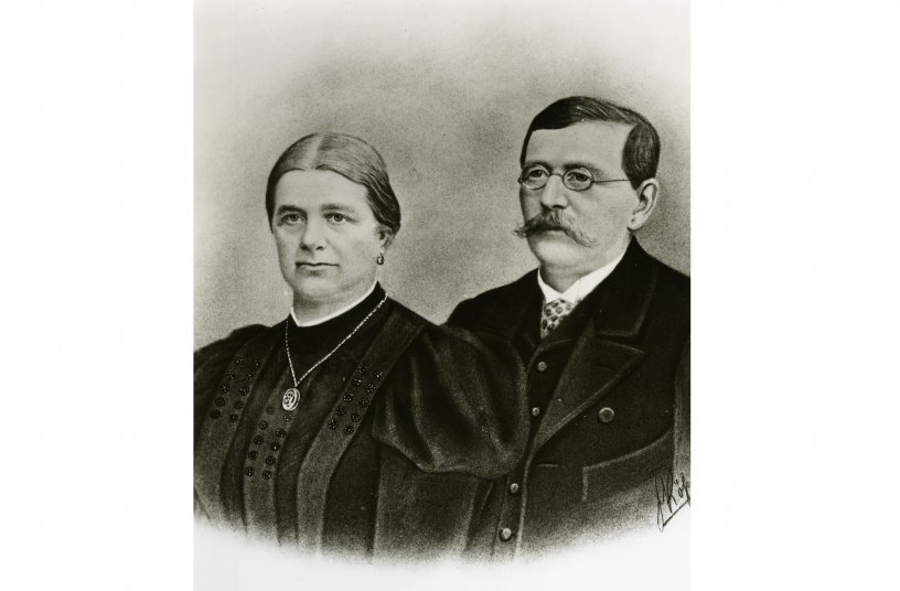 1871: Juliane und Franz Pöttinger <br> Bildquelle: PÖTTINGER Landtechnik GmbH