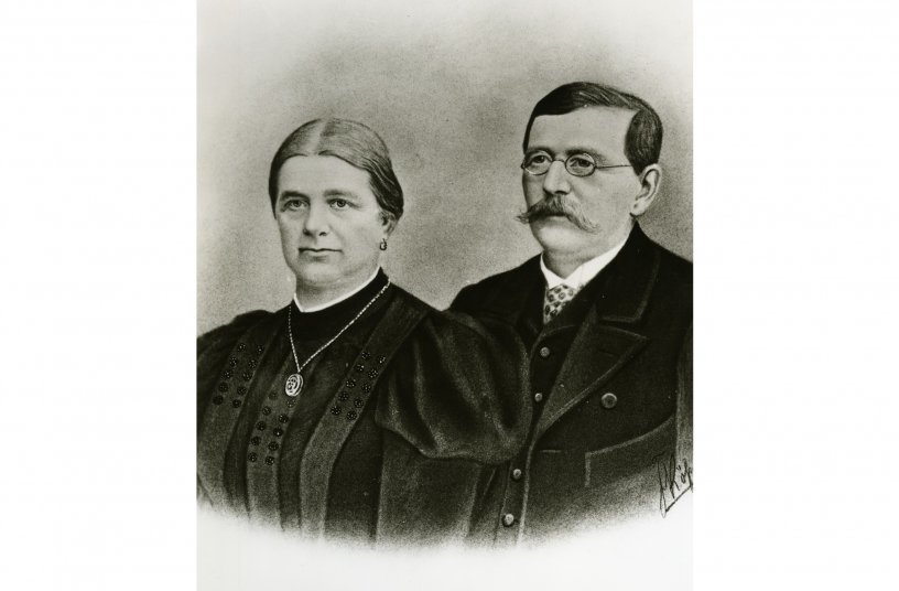 1871: Juliane and Franz Pöttinger <br> Image source: PÖTTINGER Landtechnik GmbH